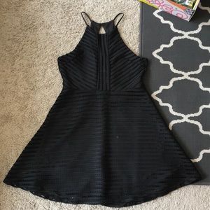 Black cocktail dress